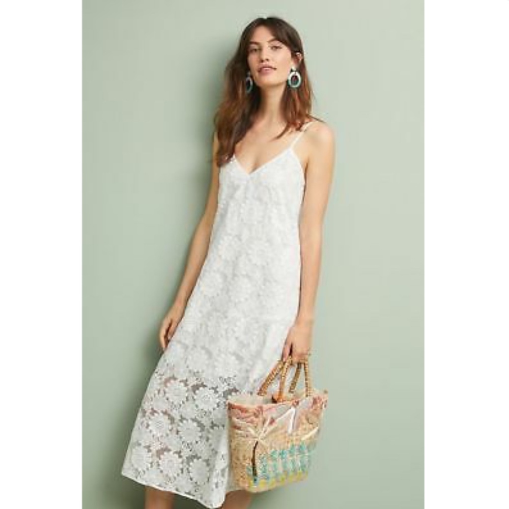 NWT CYNTHIA ROWLEY MAYA LACE SLIP DRESS